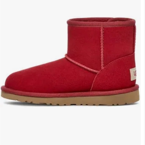 UGG Red Classic Short Boots - Picture 2 of 5